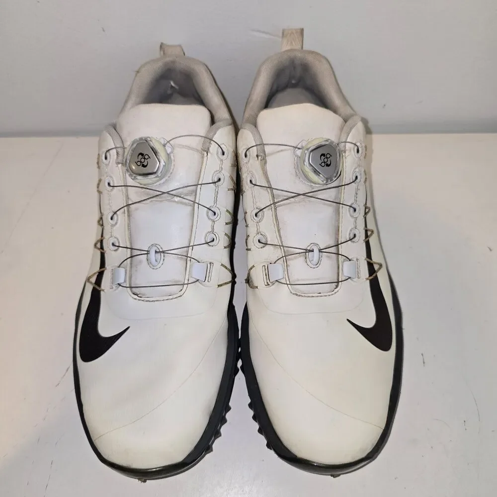 Nike Mens Lunarlon Comand Boa Golf Shoes size 10.5 888552-102